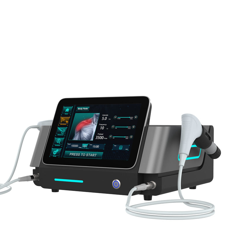 Professional 2-in-1 Shockwave Therapy and Ultrasonic Machine for Physiotherapy & Rehabilitation